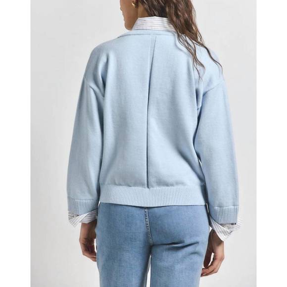 NEW DEREK LAM 10 CROSBY rida sweater in ice multi - Picture 2 of 3